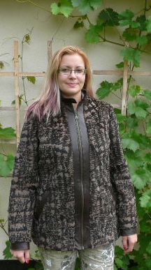 dámská bunda-králík