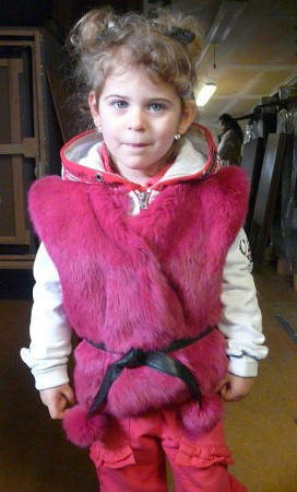 Vestička barvený králík